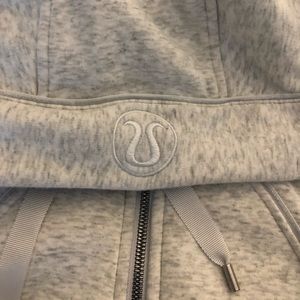 Lululemon holiday edition fleece scuba zip up hoodie